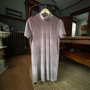 Madewell velvet shift mini dress